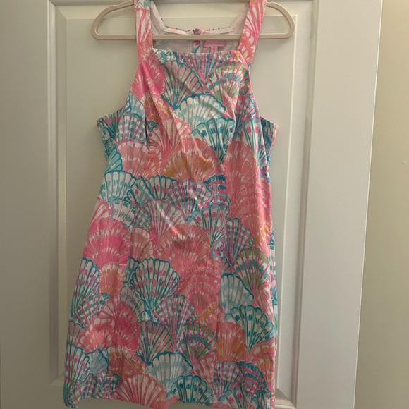 EUC HTF Lilly Pulitzer shift in “Oh Shello” ORIGINAL COLORWAY sz 14 - Picture 2 of 4